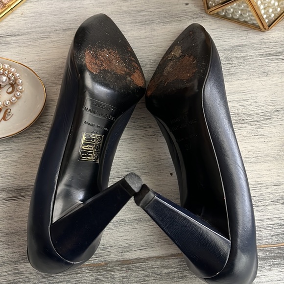 Marc by Marc Jacobs navy point leather heels size 37 - Picture 8 of 8